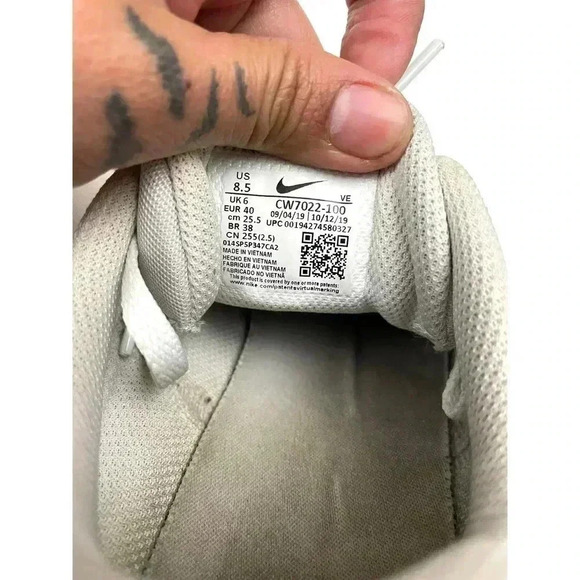 Nike Cross Training Running Shoes Sz 8.5 White Pink Slip On Sneakers - Picture 4 of 9